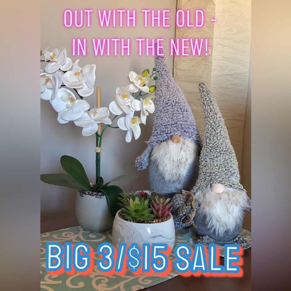 Large 3/$15 sale!!!  Shop till you drop!!